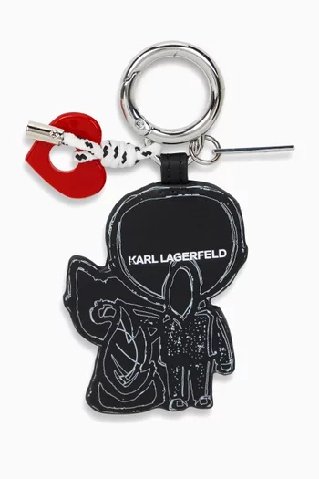 سلسلة مفاتيح ايكون هارتس جلد صناعي