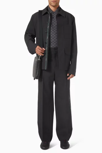 GG Polo Shirt in Cotton-piqué Jacquard