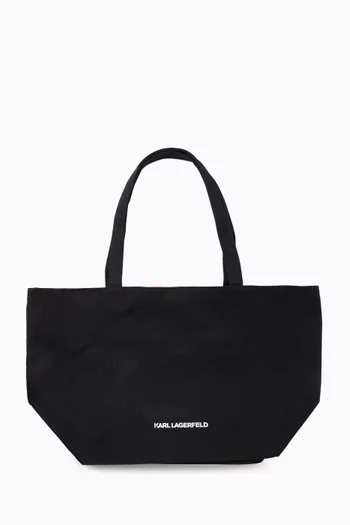 حقيبة يد ايكون بتصميم مزين بقلب قطن منسوج