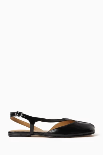 Tabi Slingback Sandals in Leather