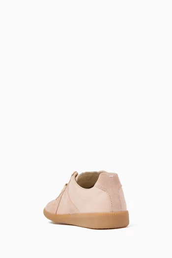 Replica Low-top Sneakers in Nappa & Suede