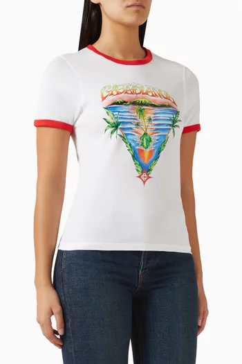 تي شيرت رينجر بطبعة Innocence‏ بشكل مثلث