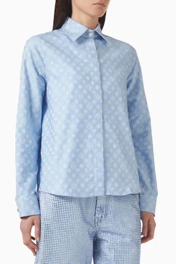 Monogram Shirt in Cotton