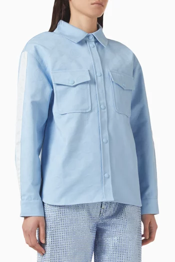 Monogram Shirt in Cotton