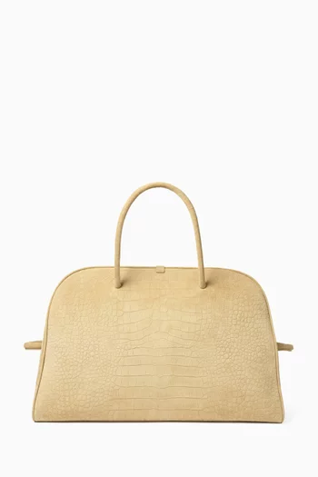 حقيبة يد توريزمو كبيرة شمواه بنقشة جلد التمساح