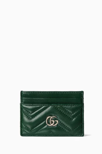 GG Marmont Card Case in Nappa Leather
