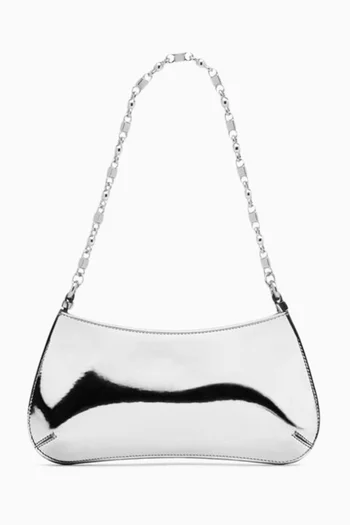 Le Petit Bisou Shoulder Bag in Metallic Leather