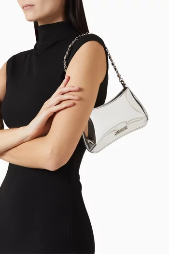 Le Petit Bisou Shoulder Bag in Metallic Leather