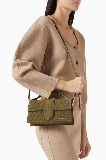 Le Grand Bambino Shoulder Bag in Suede