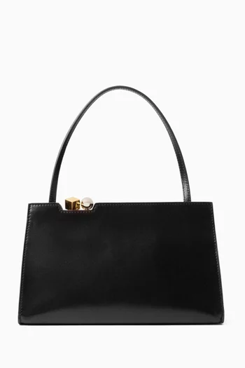 حقيبة كتف لو سالون مزينة بحلي جلد