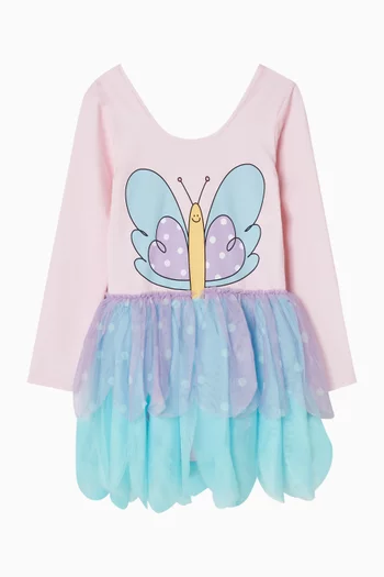 Long-Sleeved Butterfly Dress