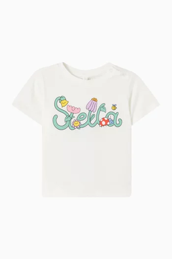 Vine Logo T-shirt in Cotton