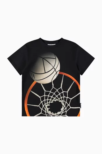 Basketball Print T-shirt