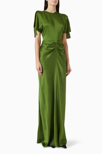 فستان بكشكش على الخصر