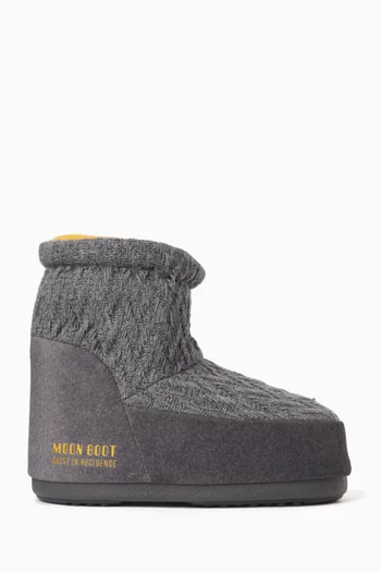 x Guest In Residence Icon Low No Lace Boots in Knit