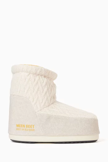 حذاء بوت ايكون بطول الكاحل بدون أربطة منسوج مون بوت × جيست ان ريزيدنس