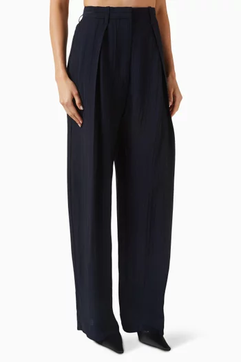 Wide-leg Pants in Viscose