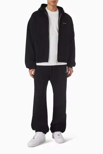 بنطال رياضي فينتج بشعار الماركة بحجم صغير قطن