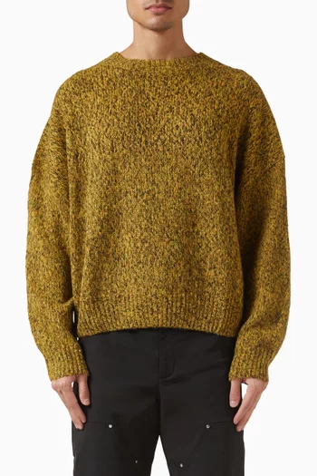 Flecked Knit Sweater