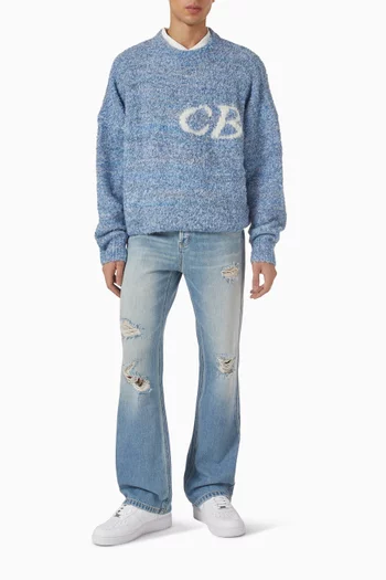 سويت شيرت بشعار الماركة بوكليه