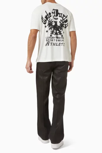 تي شيرت بشعار نسر قطن