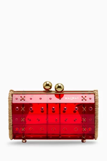 كلاتش مرصع بالكريستال أكريليك