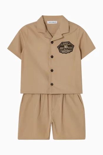 شورت برباط تضييق وشعار الماركة قطن