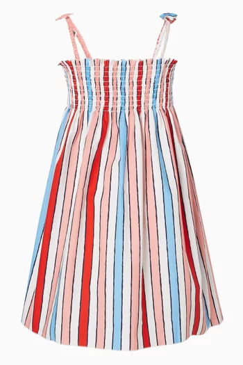 Striped Poplin Dress