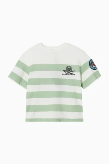 Striped T-Shirt in Cotton