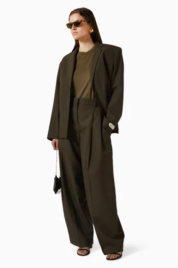 La Veste Carrée Blazer in Virgin Wool