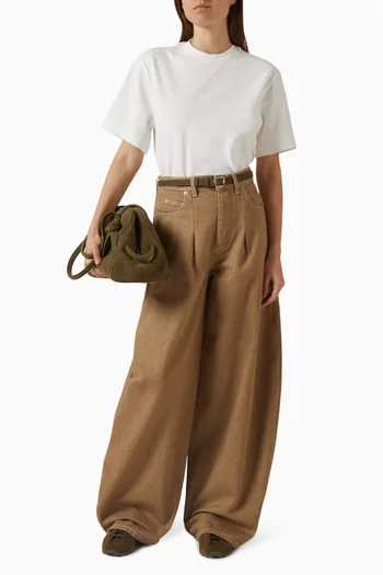 بنطال جينز لو دو نيم اوفالو دينم