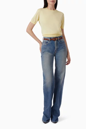 Yves Flared-leg Jeans in Denim