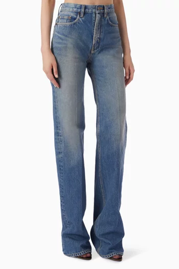 Yves Flared-leg Jeans in Denim