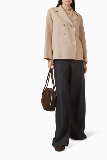 Double-breasted Jacket in Virgin Wool