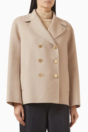 Double-breasted Jacket in Virgin Wool