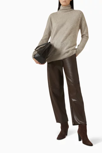 High-neck Sweater in Cashmere