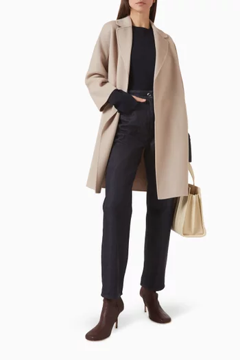 بنطال جينز بقصة ساق مستقيمة دينم