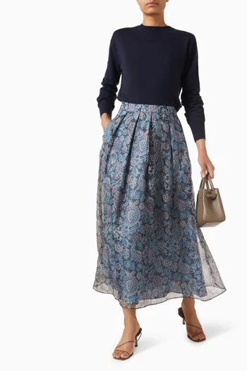 Panteon Skirt in Silk Organza