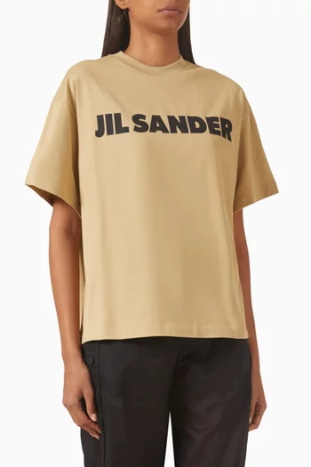 Logo T-shirt in Cotton-jersey