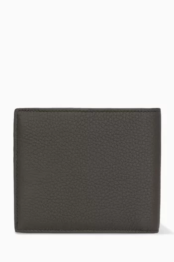 محفظة إيست/ويست جلد بحروف الماركة بتصميم صغير