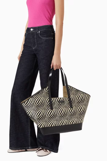 حقيبة يد ويفز خوص