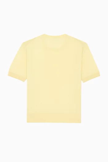 Crewneck T-shirt in Cashmere Blend
