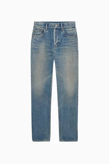 90s Crop Jeans in Denim
