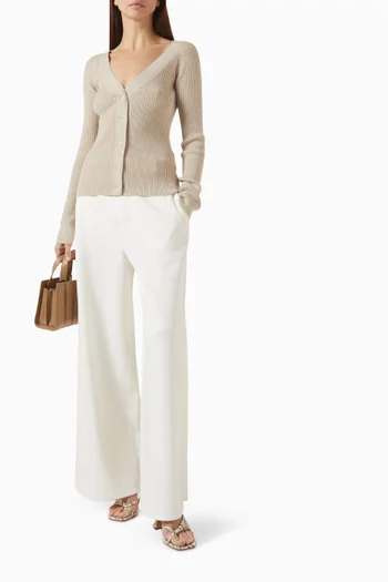 Slim-fit Cardigan in Wool-cashmere