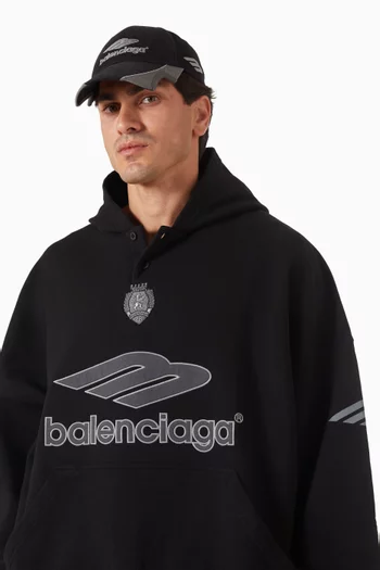 كاب كرة قدم بشعار حرف B على شكل رقم 3 قطن دريل