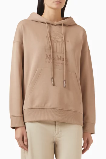 Drawstring Hoodie in Cotton Jersey