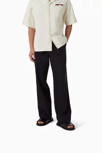 صندل بتصميم حذاء سهل الارتداء جلد