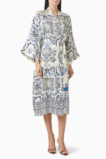 Bergamot Kimono in Silk