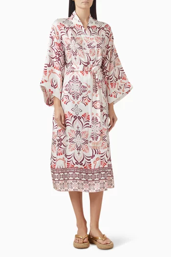 Bergamot Kimono in Silk