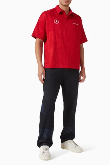 501 Logo Polo T-shirt in Cotton-blend